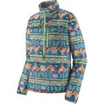 Patagonia Houdini Stash 1/2 Zip Pullover Womens High Hopes Geo: Salamander Green