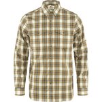 Fjällräven Singi Flannel Shirt Long Sleeve Mens Buckwheat Brown / Patina Green (232-614)