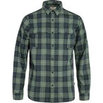 Fjällräven Övik Travel Shirt LS Mens Dark Navy / Patina Green (555-614)