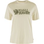 Fjällräven Lush Logo T-Shirt Womens Chalk White (113)
