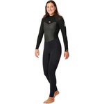 Rip Curl Women's Omega 5/3 GB B/Zip Steamer Black