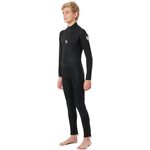 Rip Curl Junior Freelite Back Zipper Steamer 5/3 GB Black
