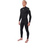 Rip Curl Mens Freelite Back Zipper Steamer 3/2 GB Black