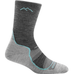Darn Tough Light Hiker Micro Crew Lightweight Hiking Sock Womens Slate