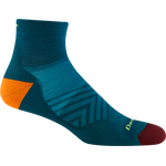 Darn Tough Run 1/4 Sock Ultra Lightweight with Cushion Mens Dark Teal