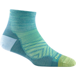 Darn Tough Run 1/4 Sock Ultra Lightweight Womens Aqua