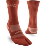 Bedrock Sandals X Injinji Split-Toe Crew Socks Salmon