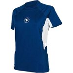 AquaLung Rashguard Loose Fit SS Womens Navy / White