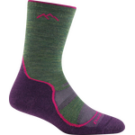 Darn Tough Light Hiker Micro Crew Lightweight Hiking Sock Womens Moss