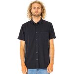 Rip Curl Washed SS Shirt Mens Washed Black