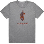 Cotopaxi Altitude Llama Organic T-Shirt Mens Heather Grey