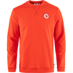 Fjällräven 1960 Logo Badge Sweater Mens Flame Orange (214)
