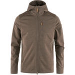 Fjällräven Keb Fleece Hoodie Mens Suede Brown (244)