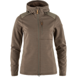 Fjällräven Keb Fleece Hoodie Womens Suede Brown (244)