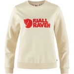 Fjällräven Logo Sweater Womens Chalk White / Flame Orange (113-214)