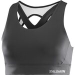 Salomon Cross Run Bra Womens Deep Black