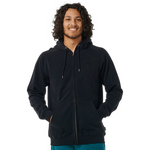 Rip Curl Searchers Zip Thru Hood Mens Black