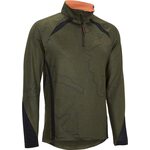 Swedteam Alpha Antibite Half-Zip Printed Green