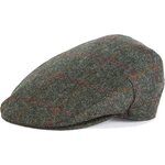 Barbour Crieff Cap Olive/Red Overcheck