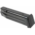 BUL Armory Mec-Gar SAS II magazine, 126mm, 9x19 18rd. Black Alu Base Pad