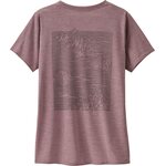 Patagonia Capilene Cool Daily Graphic Shirt Womens Strataspire: Stormy Mauve X-Dye