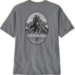 Patagonia Chouinard Crest Pocket Responsibili-Tee Mens Gravel Heather