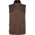 Barbour Bradford Tattersall Gilet Mens Dark Sand