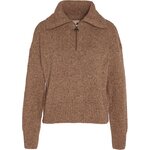 Barbour Lavensdale Half Zip Knitted Jumper Womens Honey