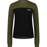 Mons Royale Redwood Merino Air-Con VLS Womens Dark Olive / Black