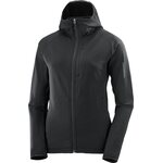 Salomon Essential Lightwarm Hoody Womens Deep Black