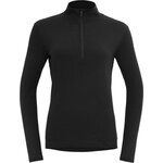 Devold Jakta Merino 200 Zip Neck Womens Black