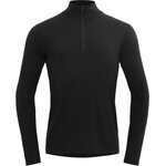 Devold Jakta Merino 200 Zip Neck Mens Black
