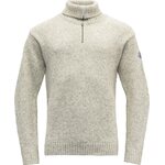 Devold Nansen Sweater Zip Neck Grey melange