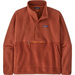 Patagonia Retro Pile 1/2 Snap Pullover Mens Burnished Red