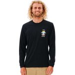 Rip Curl Search Icon L/S Tee Mens Black