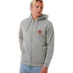 Rip Curl Icos Lined Fleece Mens Grey Marle