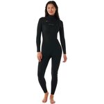 Rip Curl Dawn Patrol 3/2GB Chest Zip Womens Black