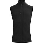Devold Egga Grid Merino Vest Mens Caviar