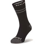 Sealskinz Scoulton Waterproof Warm Weather Mid Length Sock with Hydrostop Black