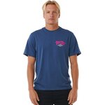 Rip Curl Shred Till Dead Tee Washed Navy
