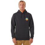 Rip Curl Wetsuit Icon Hood Fleece Washed Black