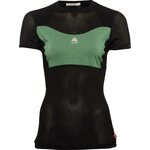 Aclima WoolNet Light T-shirt Womens Jet Black / Dark Ivy