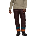 Cotopaxi Fuego Down Pant Mens Coffee Stripes