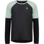 Mons Royale Tarn Merino Bike Wind Jersey Mens Glacier / Black