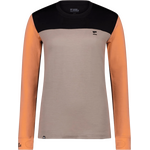Mons Royale Yotei BF Tech LS Womens Punch / Cinder / Black