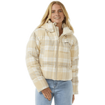 Rip Curl Anti-Series Surf Check Puffer Womens Natural