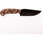 Stroup Knives GP1 - G10, Acid Etched FDE