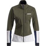 Swix Dynamic Jacket Womens Olive / Bright White