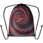 Speedo Printed Mesh Bag XU Black/Picton Blue/Siren Red