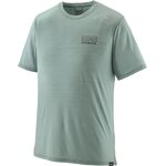 Patagonia Cap Cool Merino Blend Graphic Shirt Mens Fitz Roy Strata: Thermal Blue